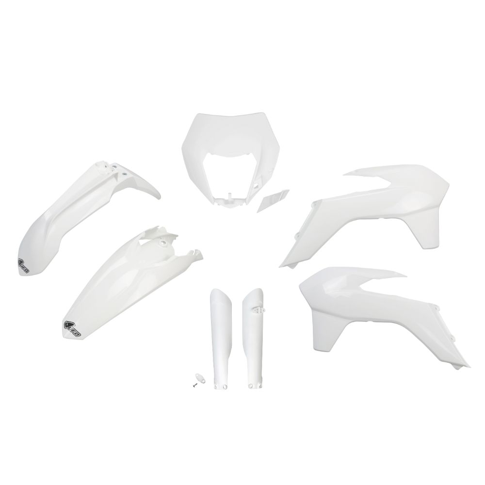Plastics kit KTM 500 EXC-F (14-16) - colour white KTKIT524F-047
