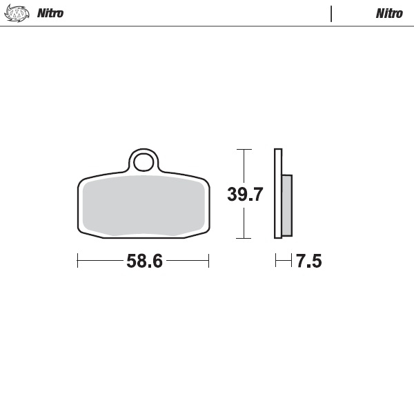 Brake pads Moto Master Husqvarna 85 TC (14-20) front nitro MM-097421