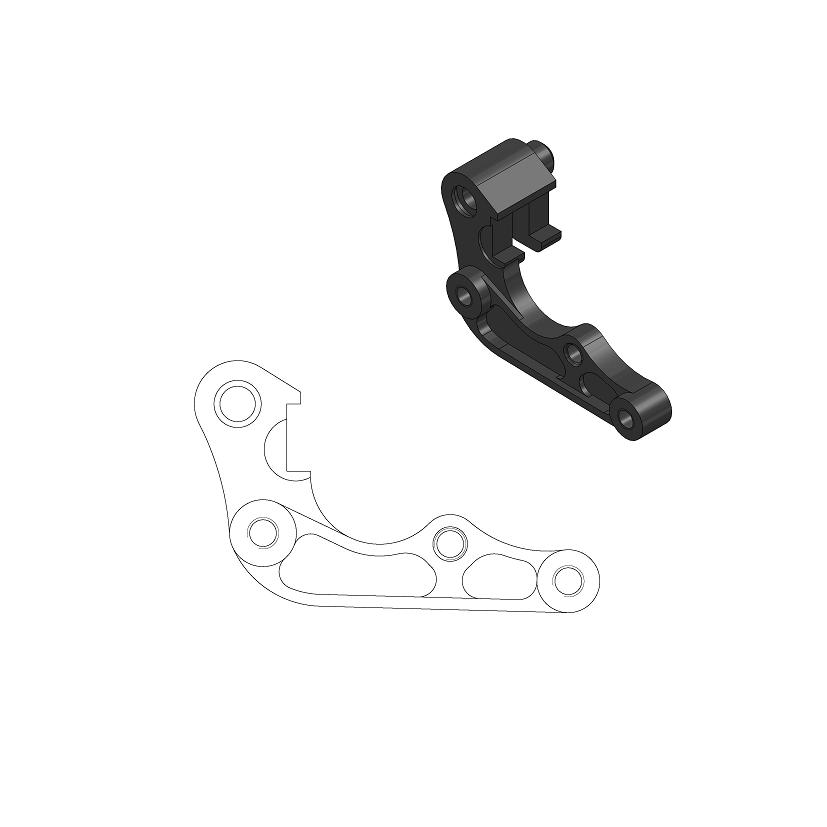 Spacer Honda CRF 250 R (15-18) front 270 mm - Moto Master MM-211067