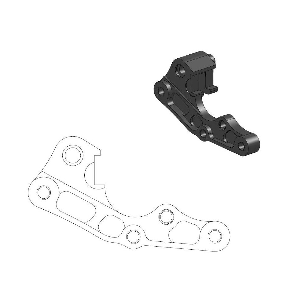 Spacer Beta RR 200 (19-25) front 270 mm - Moto Master MM-211079