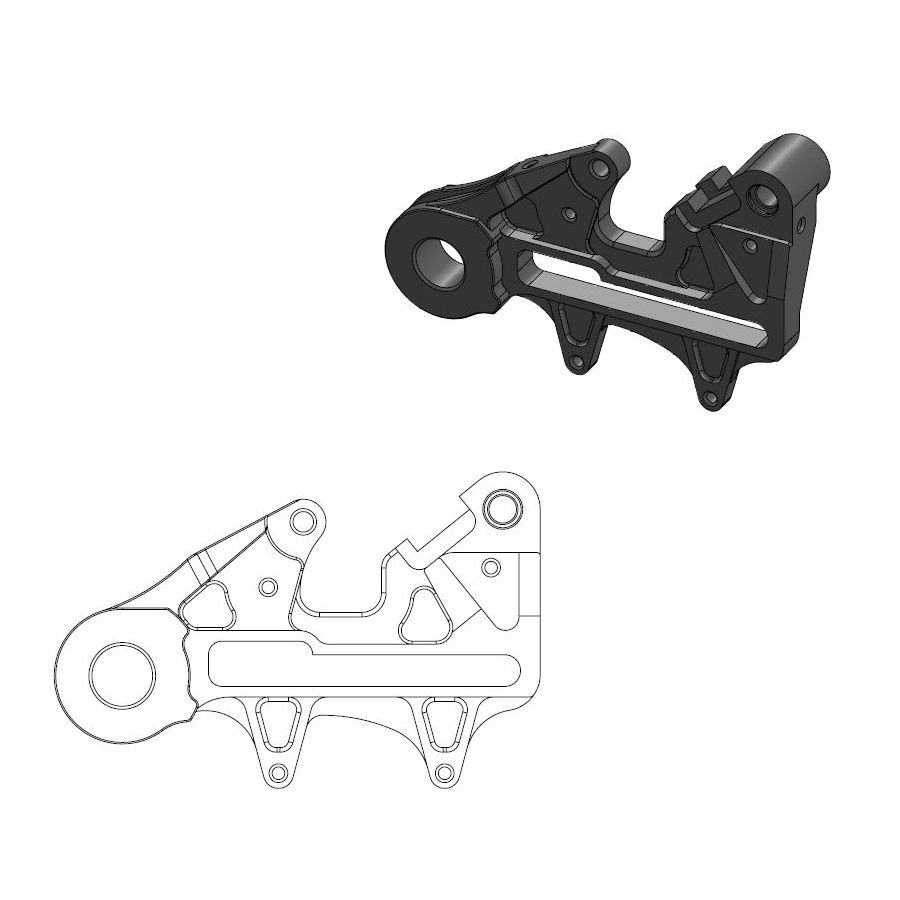 Spacer Husqvarna 250 FE (22-23) rear 240 mm - Moto Master MM-211109