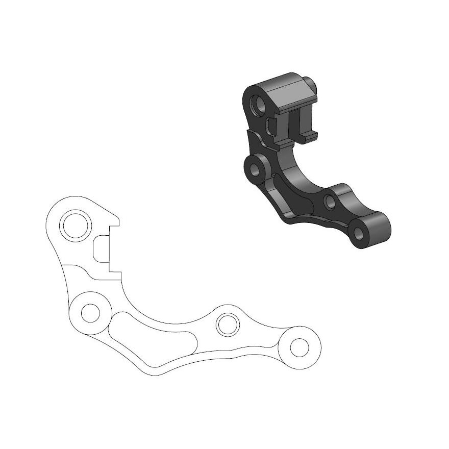 Spacer Honda CRF 250 R (19-25) front 270 mm - Moto Master MM-211118
