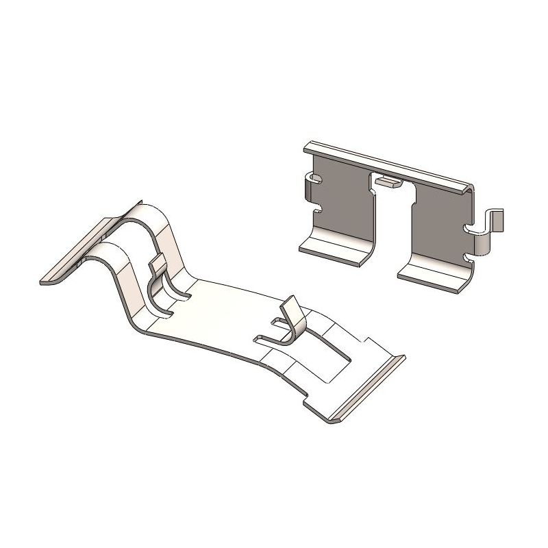 Brake pad retaining clip Husaberg 300 TE (10-14) front + metal plate MM-213095