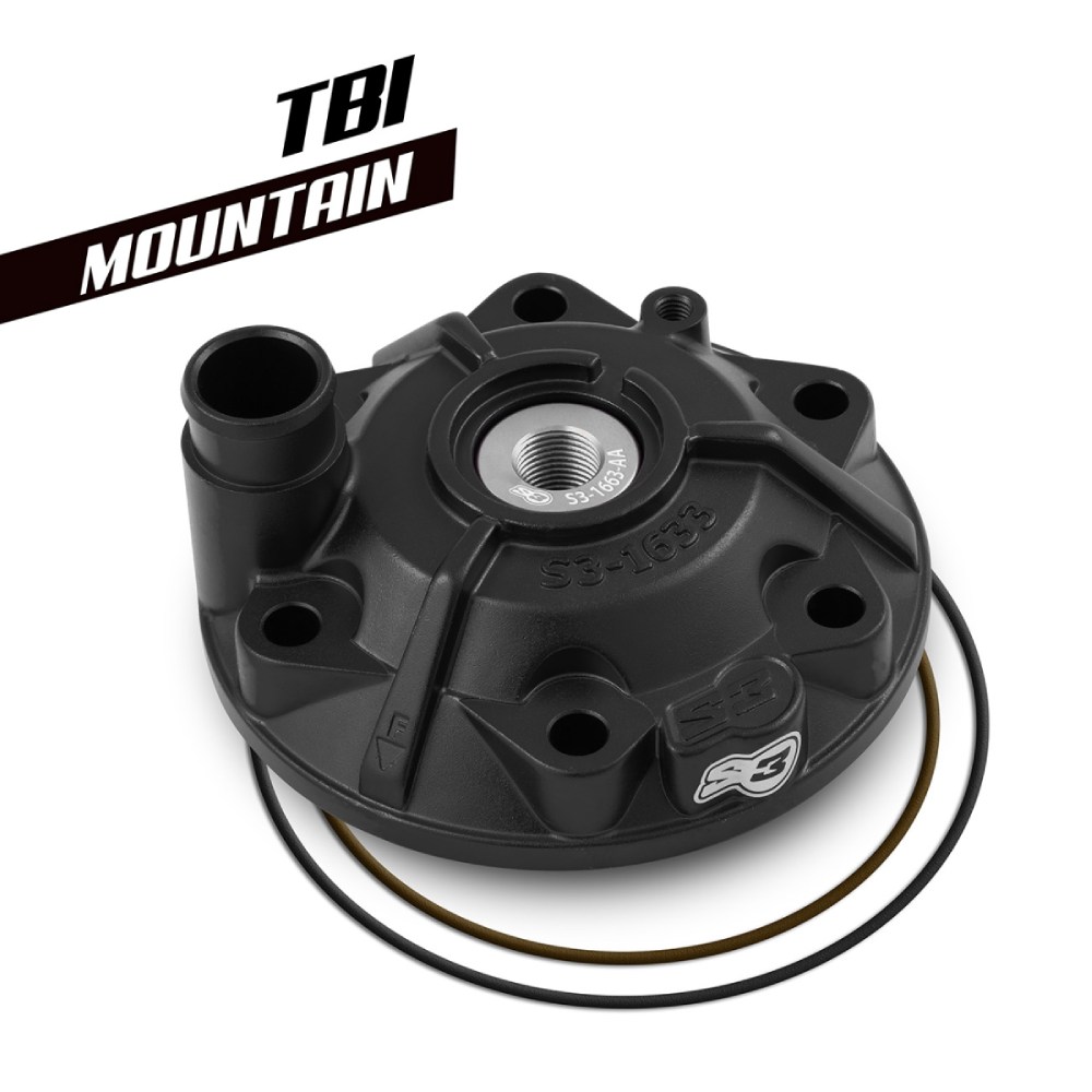 Cylinder head S3 Gasgas 300 EC (24-27) - Mountain black MTN-163-300-B