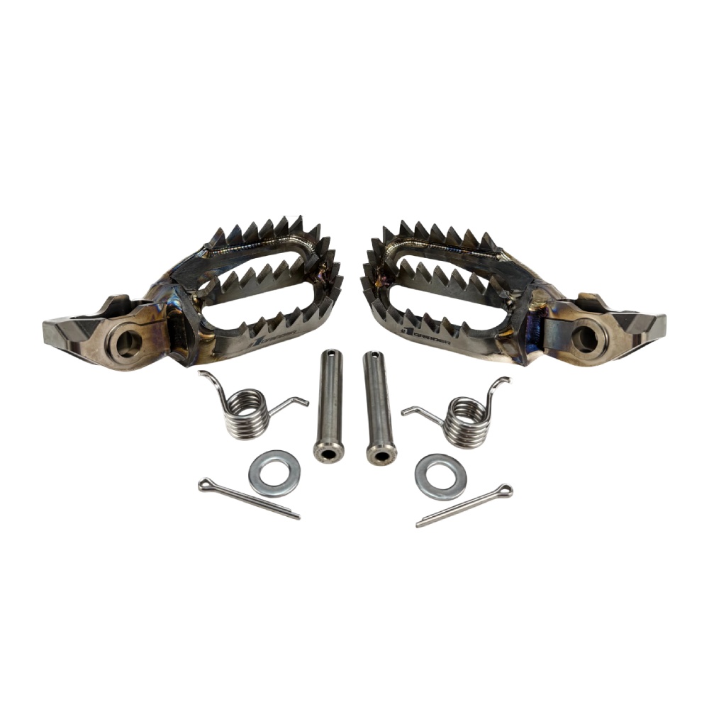 Footpegs titanium KTM 300 SX (23-26) standard ultra grip OFP-T01B-0D0B