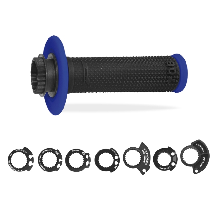 Pair of Grips Lock-On Pro Grip 708 - blue black PG-708-150