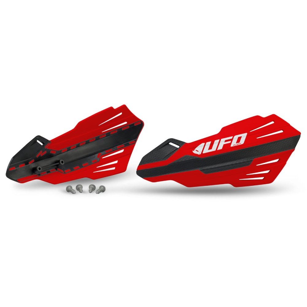 Pair of handguards UFO MERCURY for lever mounts red Pair of handguards UFO MERCURY for lever mounts red