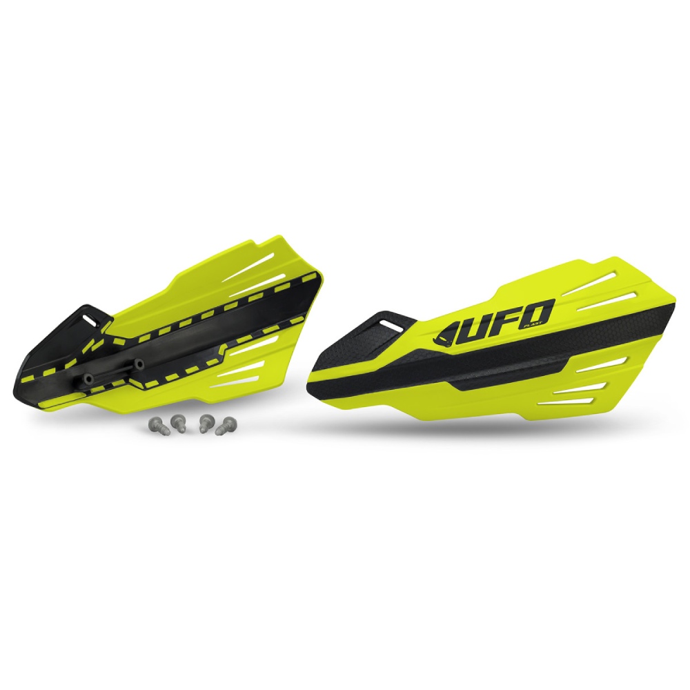 Pair of handguards UFO MERCURY for lever mounts yellow PM01677-104