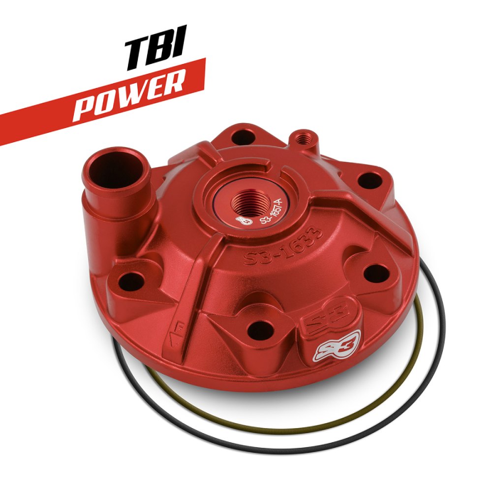 Cylinder head S3 Gasgas 250 EC (24-26) - Power red PWR-3361-250-R