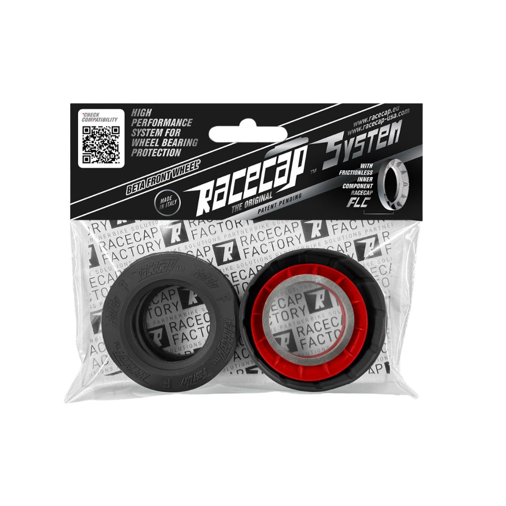 Racecap System Beta RR 125 2T (18-26) black front RCS-FN-B