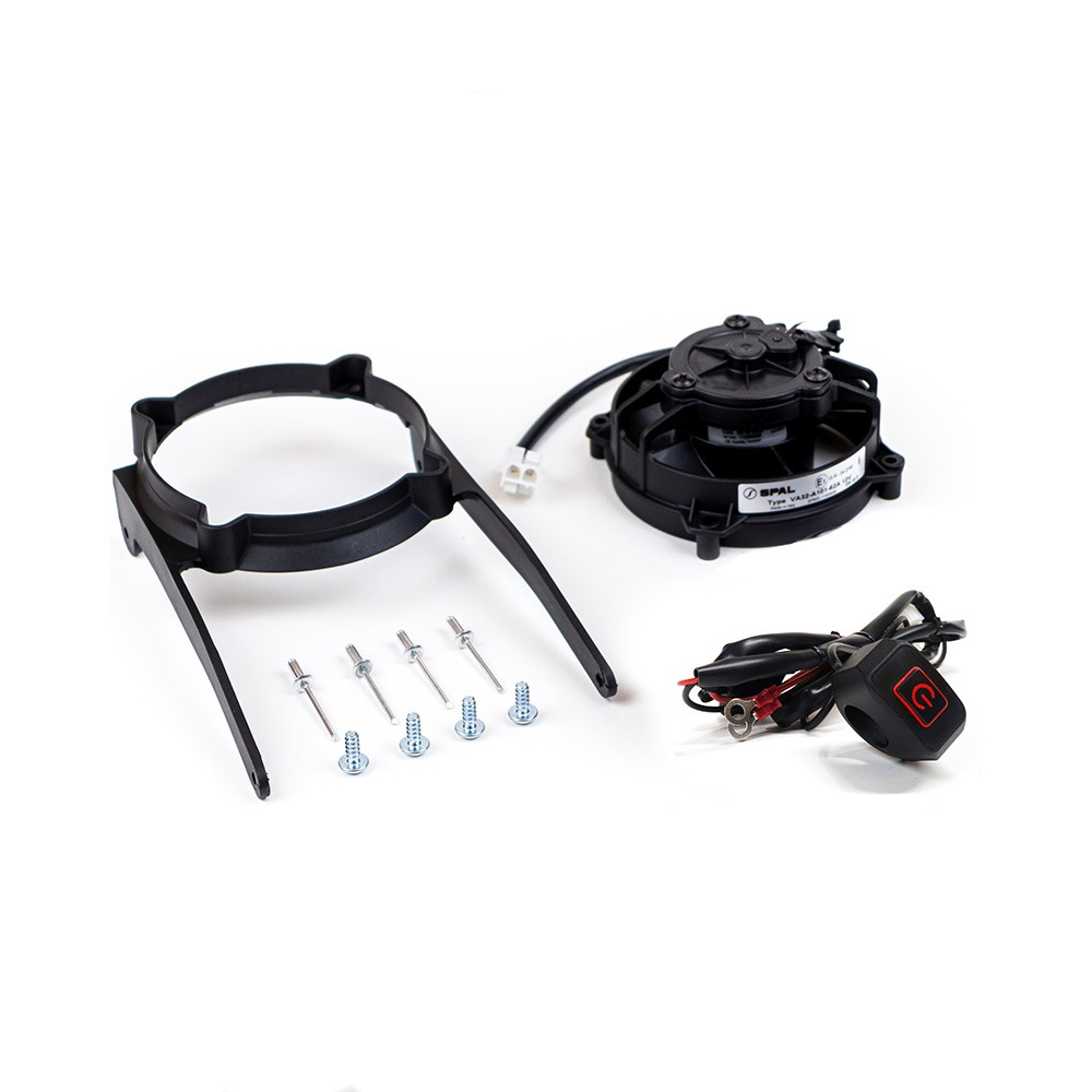 Radiator fan kit KTM 350 EXC-F (12-16) manual SPAL SP-RFS-K1-SR