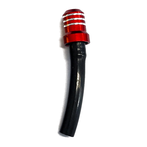 Fuel tank vent with short hose red STST.R