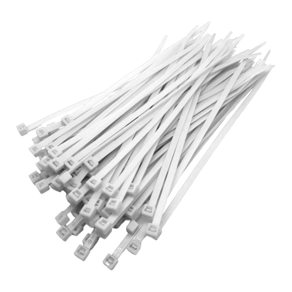 Nylon cable ties Artein 4,5 x 200 mm white VCBN0BL045200