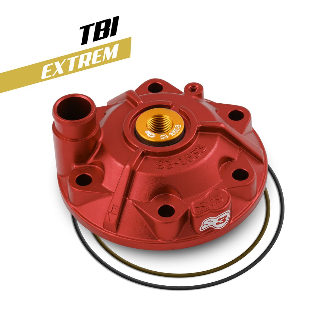 Cylinder head S3 Husqvarna 250 TE (18-23) - Extreme red XTR-985TPI-250-R